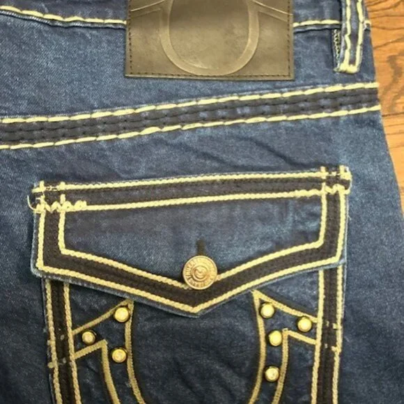 TRUE RELIGION Mens Jeans SZ (40X27) - Picture 3 of 5